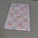 Coquette Blue Bow Floral Kitchen Towel, Grandmillennial Pink Rose Flower Gingham Hand Towel for Bathroom, Pink and White Checkered Dish Tea Towel, Coquette Bathroom Decor, 16x24 Inch