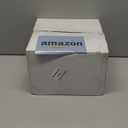 supernal 100 Pieces Clear Plastic Plates, 10 Inch Elegant Disposable Plates with Gold Rim, Heavy Duty Plastic Dinner Plates for Party, Wedding and Birthday