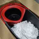 O-Cedar EasyWring Microfiber Spin Mop & Bucket Floor Cleaning System + 2 Extra Refills, Red/Gray