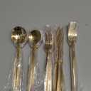 NOCCUR 40-Piece Gold Silverware Set for 8 - Stainless Steel Gold Flatware Set Include Knives, Spoons and Forks for Home/Party/Thanksgiving