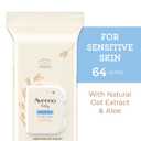 3 x Aveeno Baby Sensitive All Over Wipes with Aloe & Natural Oat Extract for Face, Bottom, Hands & Body, pH-Balanced, Hypoallergenic, Fragrance-, Phenoxyethanol- & Alcohol-Free, 64 ct per pack