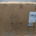 Ergonomic Office Chair, 3-Level Tilt Backrest, 3D Headrest, 3D Armrest and Retractable Footrest, Mesh Breathable SGS Class 4 Gas Clylinder, Black