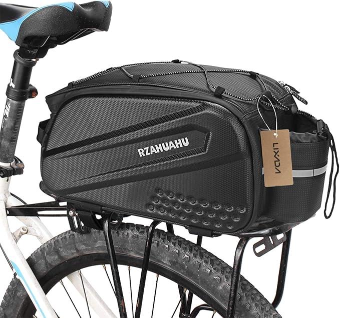 Lixada Bicycle Pannier Bag Waterproof Bike Rear Rack Bag Portable Bike Seat Carrier Bag Road Bike Storage Bag, Pack of 1, 10L Lixada Bicycle Pannier Bag Waterproof Bike Rear Rack Bag Portable Bike Seat Carrier Bag Road Bike Storage Bag, Pack of 1, 10L