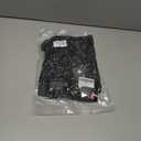 YYA Women's Casual V Neck Blouse Long Lantern Sleeve Spark Shining Blouses Top Shirts Black XXL