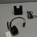 Bluetooth Headset, Wireless Headset with Microphone for PC, V5.2 Computer Headset with Noise Cancelling Mic, USB Dongle, Charging Base & Mute Button for Work, Cell Phones, Computer (Black)