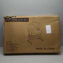 Baby Bassinet, Baby Basinet Bedside Sleeper, Easy to Fold Portable Crib Side Bassinet 2025new Style Girl/boy bassinets(Light Grey)