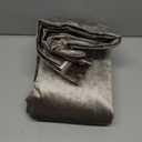 MIULEE Black Velvet Curtains 90 inches Long 2 Panels - Luxury Pinch Pleated Room Darkening Window Drapes for Bedroom Living Room Thermal Insulated Super Soft Blackout