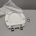 1M Family Toilet Seat, Patented Slow Close & Quick Releasing Technology, Anti-Wiggling, Easy to Install and Clean, Standard Round with Adult Seat Only (1 Piece)