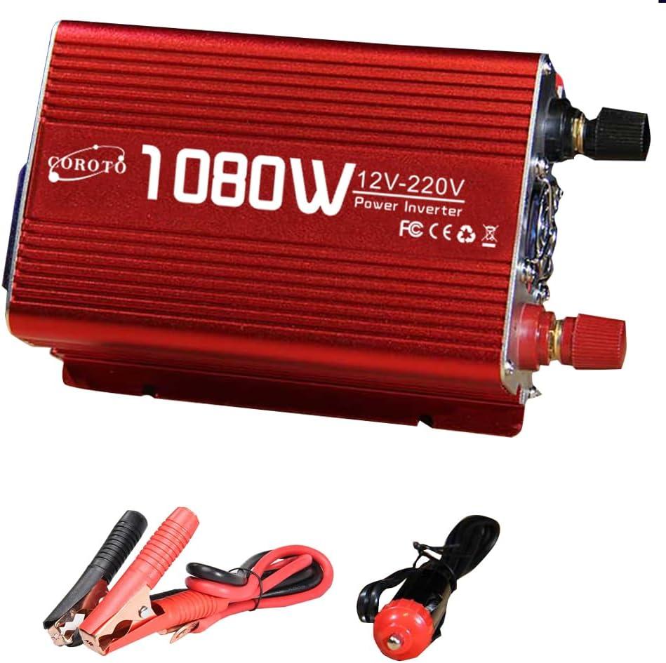 500W Power Inverter Modified Sine Wave for Vehicles,DC 12V to 220V