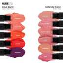 Nudestix Nudies Blush Stick 3-in-1 Cream Blush for Cheeks, Eyes & Lips with Built-In Brush | Soft Matte Finish for a Natural Flush