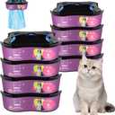 Premium Cat Litter Refill Bags |Jumbo 28FT 8-Pack | Lasts Up to 32 Months | 8 Cartridges for Superior Odor Control