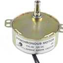 CHANCS TYC-50 Synchronous Motor 12V DC 5-6RPM CW/CCW 4W Electric Gear Motor for Christmas Decorations