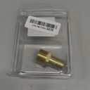 U.S. Solid Brass Hose Fitting, Adapter, 3/4" Barb x 3/4" NPT Male Pipe Fittings