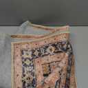 Washable 2x6 Hallway Runner Rug: Vintage Water Resistant Kitchen Entryway Rug Ultra Soft Living Room Bedroom Carpet Thin Non Slip Indoor Floor Mat for Bathroom Laundry (2 X 6, Orange)