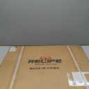 RELIFE REBUILD YOUR LIFE Dip Station Functional Heavy Duty Dip Stands Fitness Workout Dip bar Station Stabilizer Parallette Push Up Stand (Black)