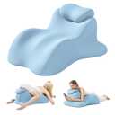 Memory Foam Wedge Pillow for Intimacy Couples, Ergonomic Support Pillow