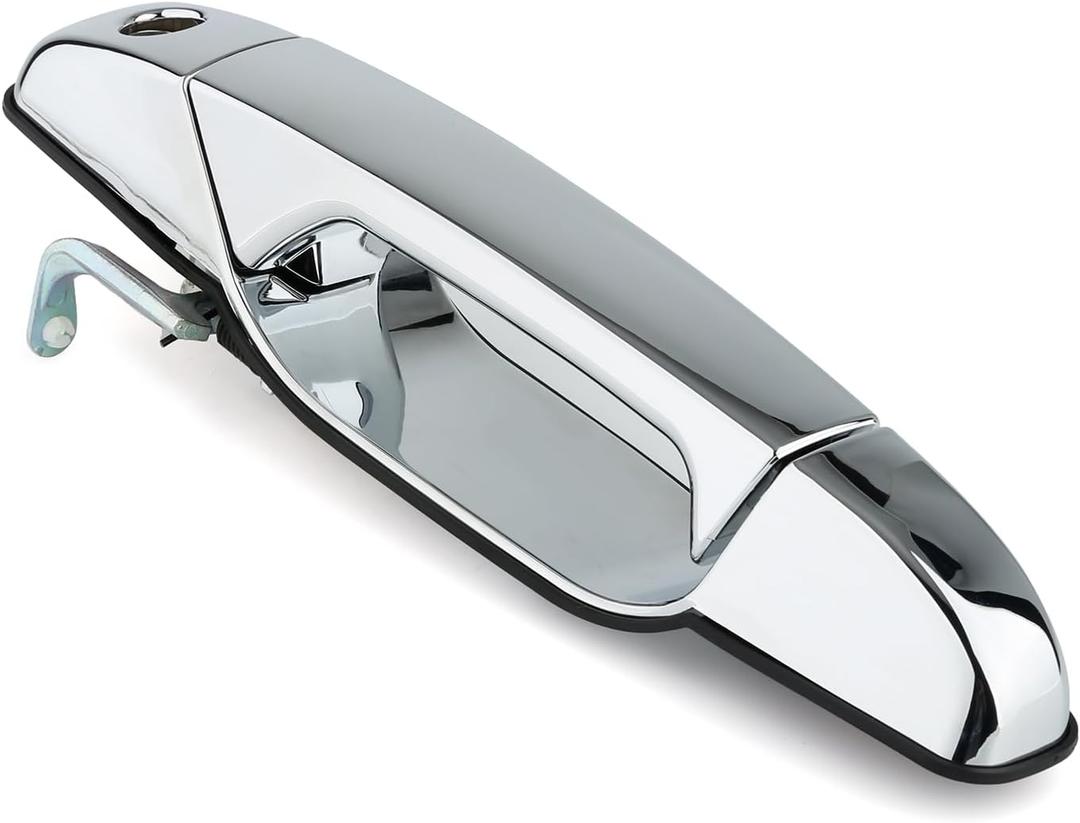 Exterior Chrome Door Handle Front Left Driver Side Fit for 2007-2013 Chevy Silverado Suburban Tahoe GMC Sierra Yukon Cadillac Escalade - Replace 20828258, 22738721, 25960525, 84053434