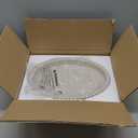 Oval Tray for Coffee Table Decor, 13" Concrete Coffee Table Tray, Table Centerpieces Decorative Trays for Home Decor, Modern Decorative Trays, Centerpiece Trays, Gray (13" x 9.5" x 1.5")