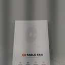 Small Desk Fan,Rechargeable USB Fan Battery Operated,Ultra Quiet, Strong Wind, 3 Speeds Travel Fans (Black)