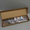 32.2'' Large Coat Rack Wall Mount Coat Hooks Coat Hanger with 8 Metal Black Triple- Hooks Brown Pine Real Wood Plank Hat Rack for Wall Hooks for Hanging Coat Hat Jacket,  1 Item-8 Hooks,  Brown Plate & Black Hook