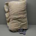 Westinghouse Heated Blanket King Size, Soft Flannel to Sherpa Electric Blanket with 10 Heating Levels, 1-12 Hours Auto Shut Off, Fast Heating, Machine Washable, 100x90 Inch, Beige