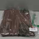 Vercord Extra Tall Felt Bag Organizer Vertical Height Design for Deep Tote and Backpack Bags Brown