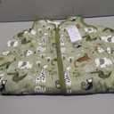 Yoofoss Baby Sleep Sack 18-24 Months, TOG 2.5 Baby Wearable Blanket with 2-Way Zipper, 100% Organic Cotton Fabric Winter Newborn Sleeping Sack, Warm Soft Comfy(X-Large) (Green Jungle)