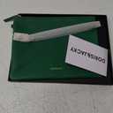 DORIS&JACKY Lambskin Leather Wristlet Clutch Purse For Women Large Soft Designer Wallet With Strap