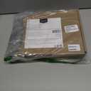 Amazon Basics Banded Bathroom Bath Rug Mat, Powder Gray, 31 inches L x 20 inches W