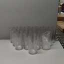 Nuogo 48 Pcs Plastic Cylinder Vases Tall Clear Flower Vases for Centerpieces Hurricane Candle Holder for Home Wedding Office Party Formal Dinners Decorations (4''/6''/8'')