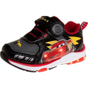 Disney Pixar Cars Boys Black/Red Lighted Sneaker (Toddler/Little Kid)
