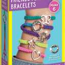 Creativity for Kids Friends Forever Bracelet Craft Kit - Create DIY 6 Friendship Charm Bracelets - Complete Kids Jewelry Kit | Easter Basket Stuffers (Ages 7+)