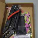 Folding Crossbow Professional Training Portable Easy Storage Lightweight Archery Equipment for Adults Target Practice (Black Folding Crossbow Pro)