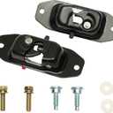 Tailgate Door Latch, Compatible with 2007-2018 Chevy Silverado & GMC Sierra & H ummer, Rear Left Driver & Right Passenger with Striker Bolts | Replaces# 38677 94715027 22805464 Liftgate Lock Latch