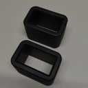 Morlike Silicone Belt Buckle Holder (Black, 2 Pack)