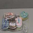 Timgle 5 Rolls Cake Yarn for Crocheting and Knitting 17.5 oz Multicolor Flower Ombre Soft Self Striping Crochet Craft Yarns for Scarves, Shawls, Blankets, Garments Making(Blue)