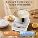 Electric Dough Maker with Ferment Function, 5.5QT Dough Mixer