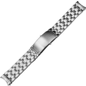 18mm Watch Band Replacement For Omega Seamaster James Bond 007 Midsize Heavy Bracelet Steel