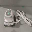 BEAUTURAL Mini Travel Steam Iron for Clothes with Dual Voltage, Temperature Control, Non-Stick Soleplate and Cord Storage, Ideal for Sewing, Quilting and Handcraft (White)