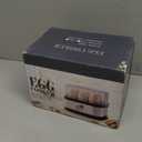 Smart Egg Cooker with Auto Shut, Multi-function Rapid Eggs Cooker Electric 6 Egg Capacity, Hard Boiled, Medium, Soft Boiled Egg Cooker with Knob Controled Auto Shut-Off Function