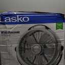 Lasko Wind Machine Fan, Air Circulator Fan with 3 Speeds, 20" Model 3300, Gray
