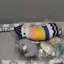 TFDER Baby Gym Play Mat, 8-in-1 Tummy Time Mat & Activity Gym, Washable Ball Pit, Infant Play Mat with Detachable Toys for Sensory Exploration and Motor Skill Development (Black White)