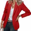 Cicy Bell Womens Casual Blazers Open Front Long Sleeve Work Office Suit Jackets Blazer