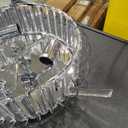 Siljoy Modern Crystal Chandelier 12-Light Brushed Nickel Luxury 2-Tiers K9 Crystal Raindrop Chandelier Dimmable Crystal Ceiling Light for Dining Living Room Kitchen Entryway Foyer D23.6''