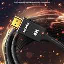 Capshi 4K Long Fiber Optic HDMI Cable 75ft/23M, in-Wall CL3 Rated HDMI Cable 2.0 Support (4K@60Hz HDR10 8/10bit 18Gbps HDCP2.2 ARC) High Speed HD Shielded Cord Compatible with TV, Laptop, PC, HDTV