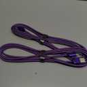 Basesailor USB Type C Charger Cable 6.6FT 2Pack,Charging Cord for Kindle Fire HD 10 9th,8 10th 2020,Paperwhite 2021 11th Generation,iPad Air Mini 7,Samsung A53 Z Flip Fold 5,iPhone 17 16 16e Pro Max (Purple)