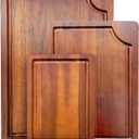 AIDEA Wood Cutting Board, Wooden Cutting Boards for Kitchen, Acacia Wood Chopping Board Set of 3 with Deep Juice Groove, for Meat, Vegetables, and Fruit (15"L x 10"W, Brown)