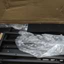 DUMOS Gaming Desk, Monitor Stand, LED Lights, Storage Shelves