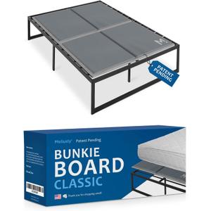 Meliusly Premium 10mm Bunkie Board Full Size (54x75'') Patent Pending Low Profile Bed Board Design - Breathable, Noise Minimizing, Moisture Resistant Bunkieboards, Low Profile Bed Support