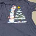 Snowman Christmas Tree T-Shirt for Women Snowman Winter Shirt Men XXL